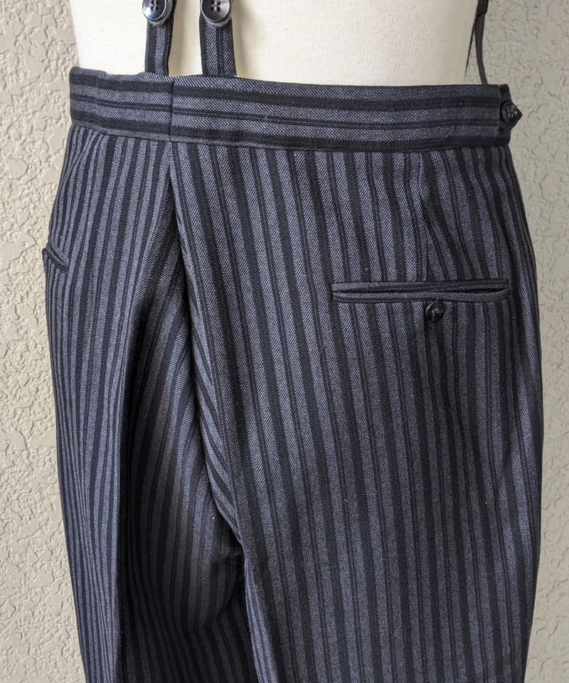 ヒバゴンさん専用　1930年代　コットンストライプトラウザース ヒバゴンさん専用 1930年代 コットンストライプトラウザース ヒバゴン