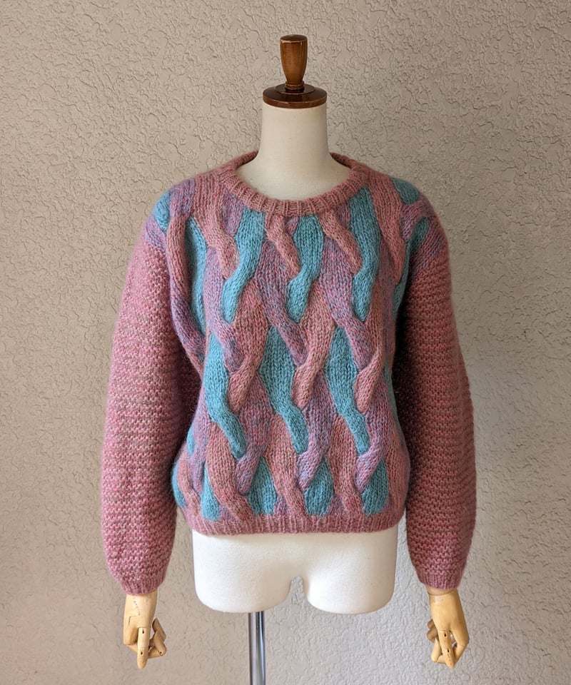 手編み風ピンクセーター 1860e3491b2790d750a20a39d85ee5