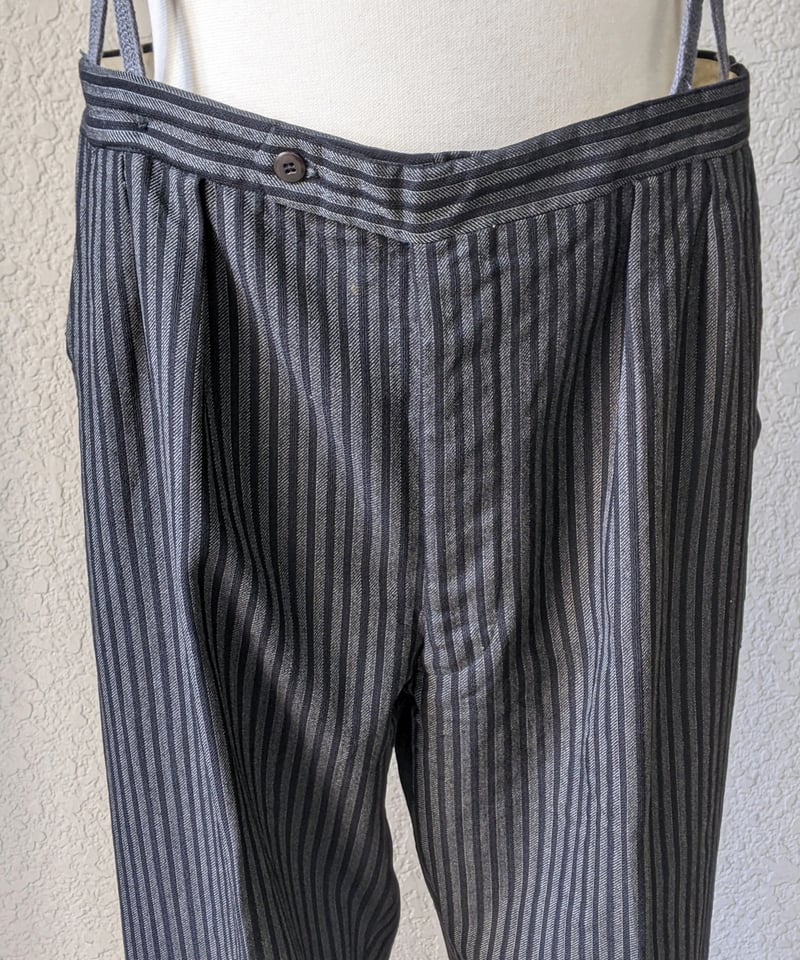 1930～40's モーニング用ストライプトラウザーズ(コールパンツ) PT61