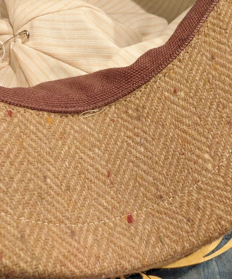 1930～40'sスタイルキャスケット(ネップベージュ) HT36 | European Vi