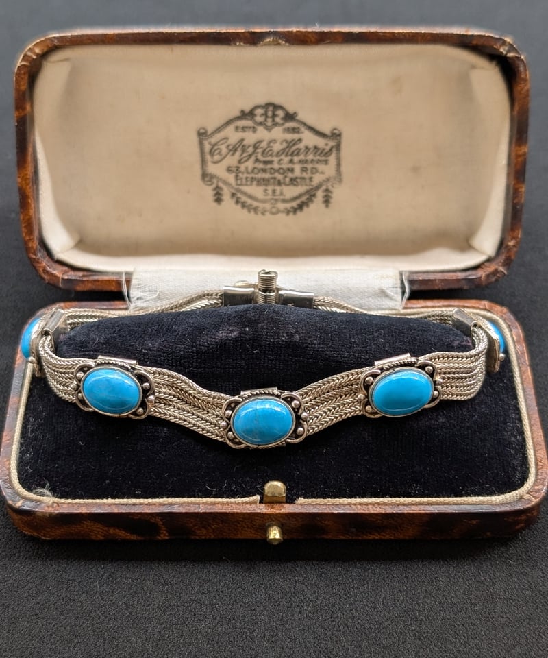 トルコ製 ヴィクトリアンスタイルシルバーブレスレット AS256