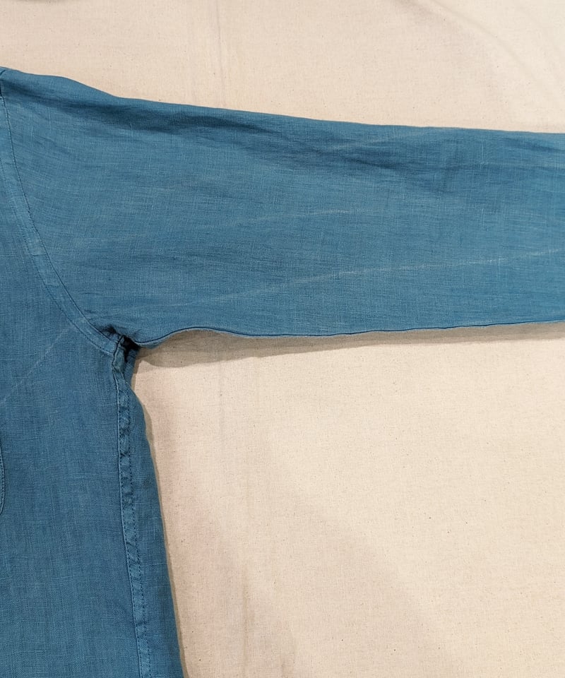 Vivienne Westwood MAN リネンシャツ ターコイズブルー ターコイズブルー リネンシャツ SH23 | European Vintage & Antiq