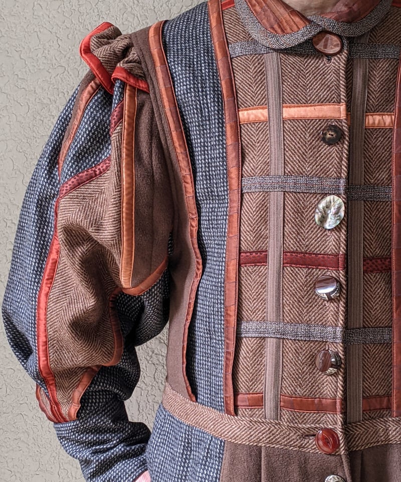 中世ヨーロッパ王族風 ツイードコート JK76 | European Vintage & An