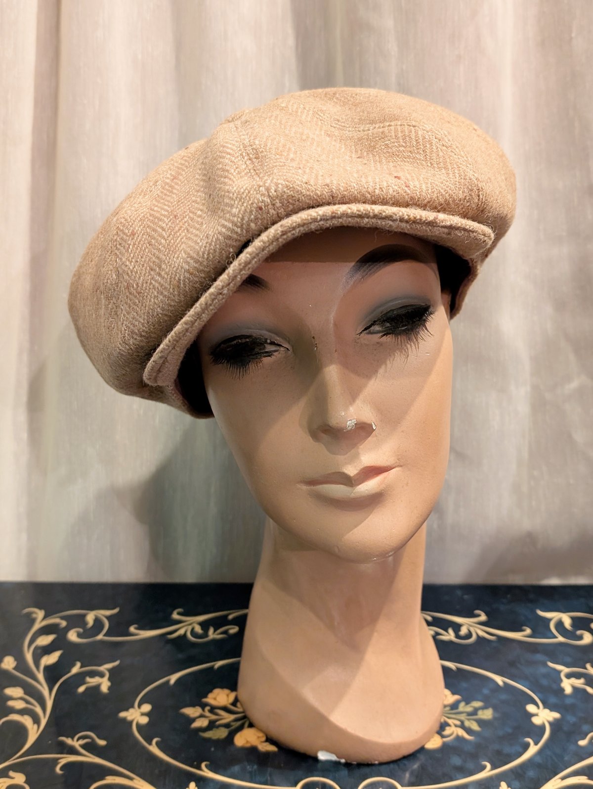 1930～40'sスタイルキャスケット(ネップベージュ) HT36 | European Vi