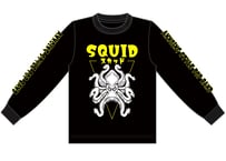 GHOST LONG SLEEVE Tee BLACK×YELLOW