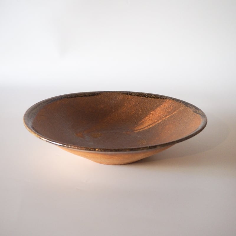 山口和声 焼きしめ 七.五寸 平鉢 作家物 器 やまぽた | FILM STORE