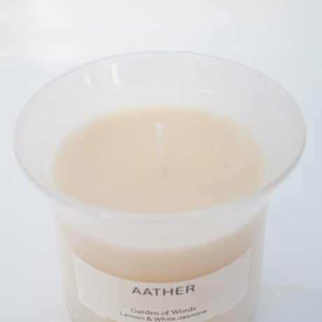 AATHER アザー Garden of words / Lemon ＆ White jasmine アロマキャンドル 220g