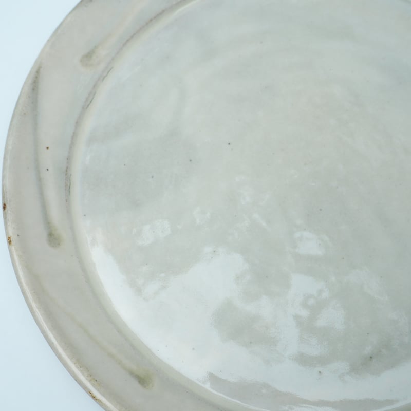 やまぽた 山口和声 七寸五分 平皿 焼締め 陶器 作家物 食器 うつわ 器