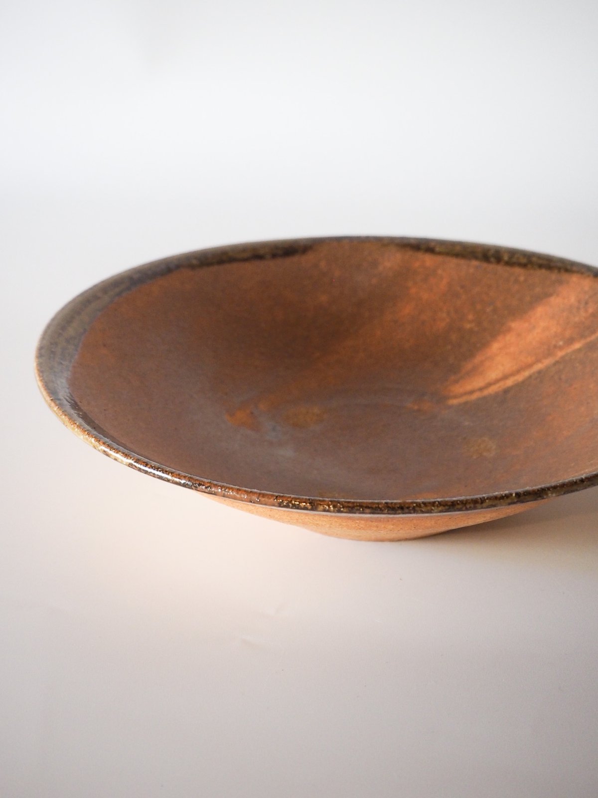 山口和声 焼きしめ 七.五寸 平鉢 作家物 器 やまぽた | FILM STORE