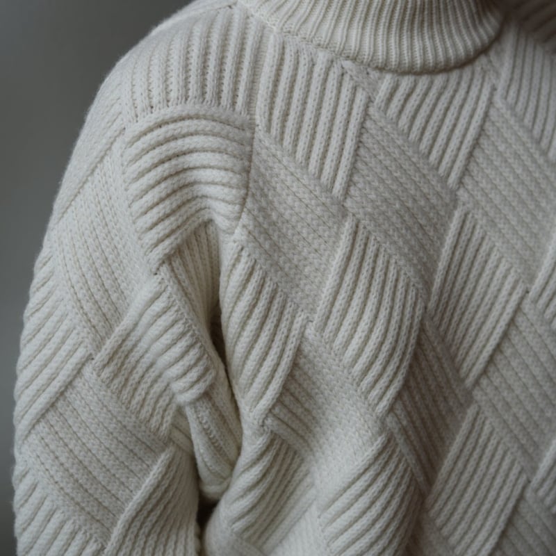 IDEAL Pull-over アーガイル・グラフィカルニット HEUGN / ユーゲン |