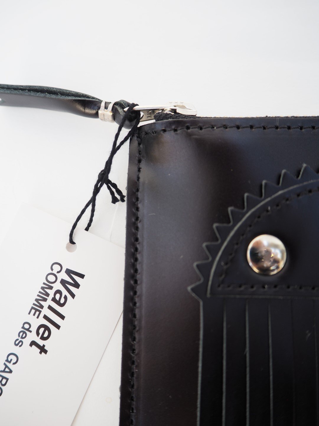 Comme des Garconsフリンジ付きブラックレザーミニ財布 Comme des Garconsフリンジ付きブラックレザーミニ財布 Wallet