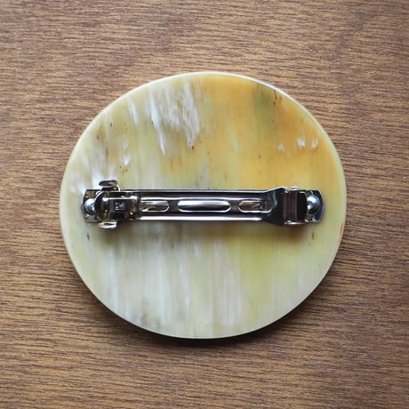 KOST KAMM（コストカム） Round hair clip  -water buffalo- 天然水牛角ヘアクリップ