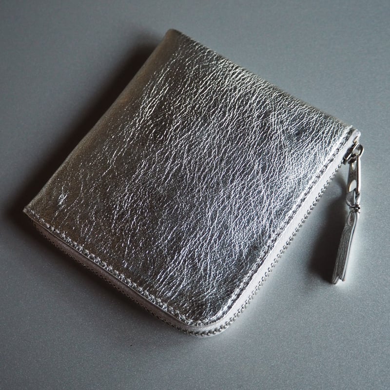 Wallet COMME des GARCONS L字　l字財布 COMME des GARCONS L字型 ZIPウォレット Reversed Hem ブラック