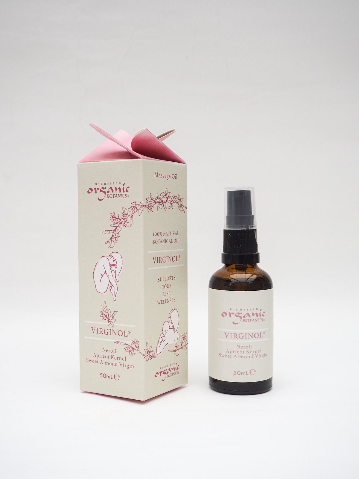 膣ケアオイル　100%オーガニック organic BOTANICS】 ヴァージノル (膣ケア用オイル） 50ml オーガニック