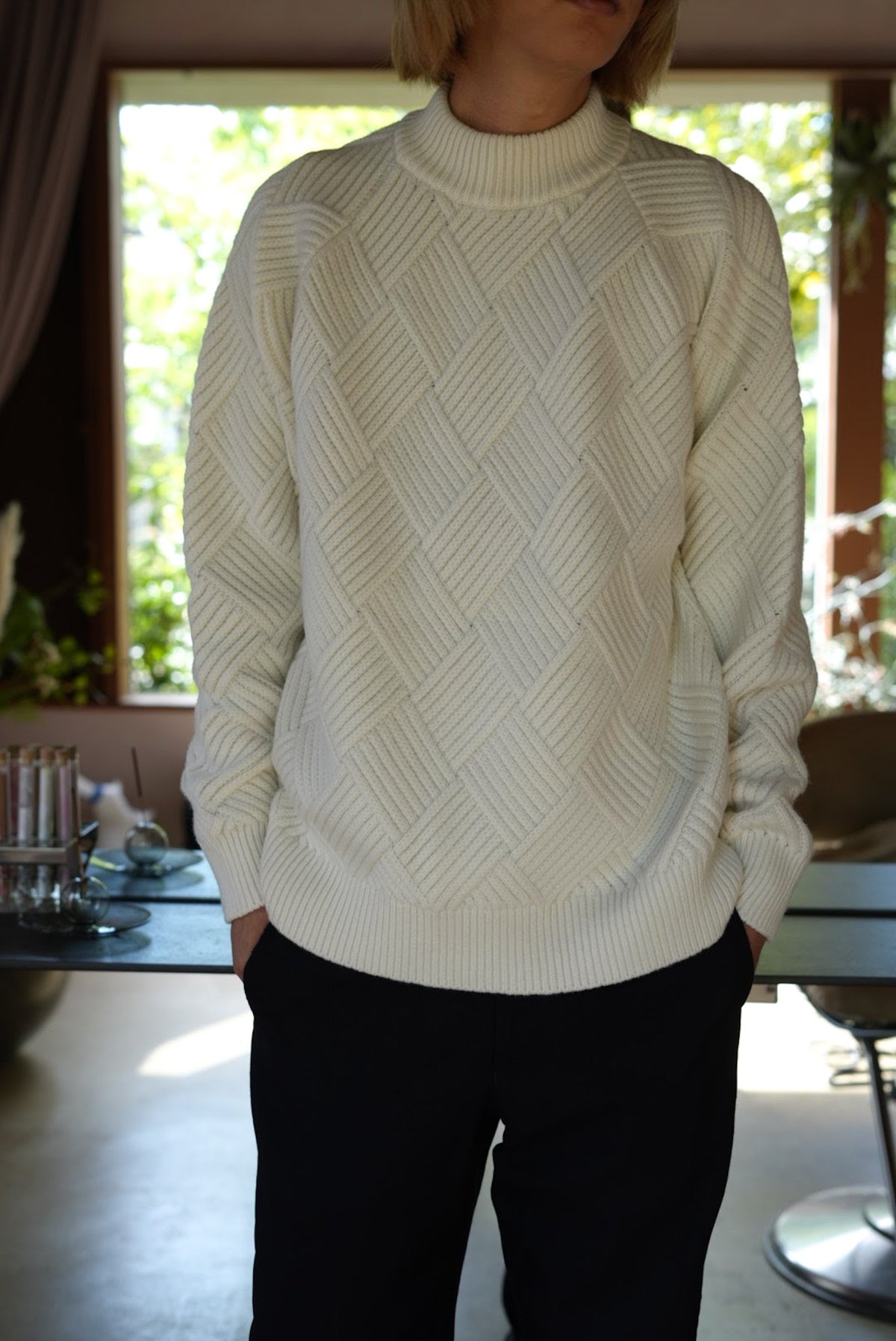 IDEAL Pull-over アーガイル・グラフィカルニット HEUGN / ユーゲン | 