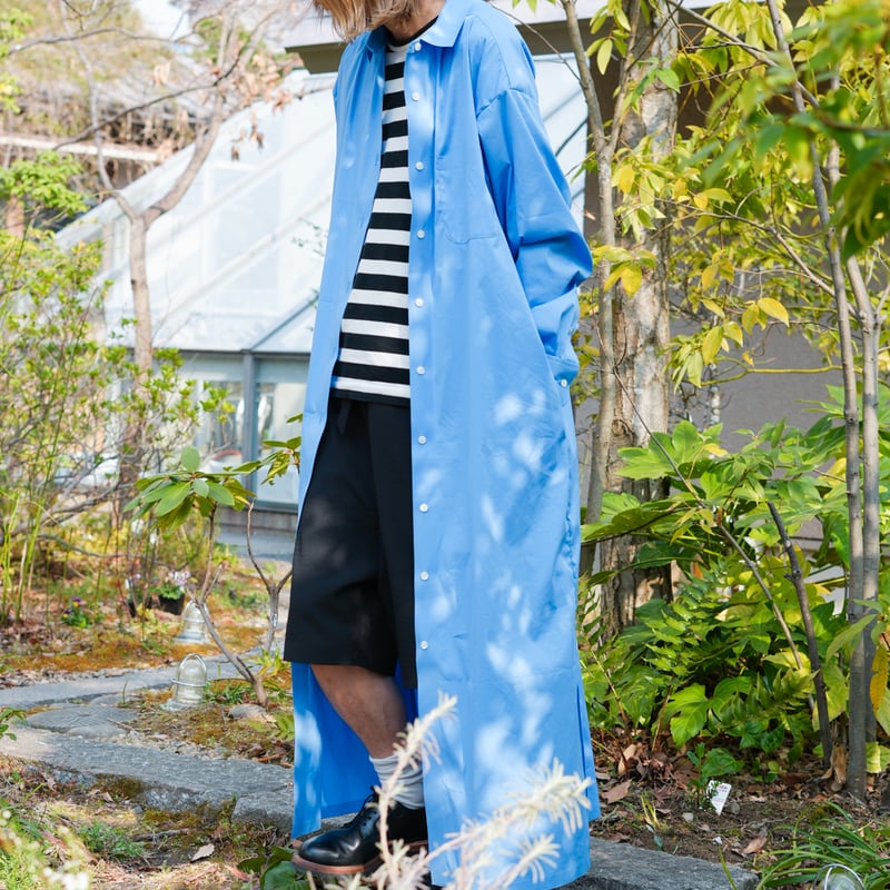 TECLOR Spring long shirt coat スプリングシャツコート/Skybl