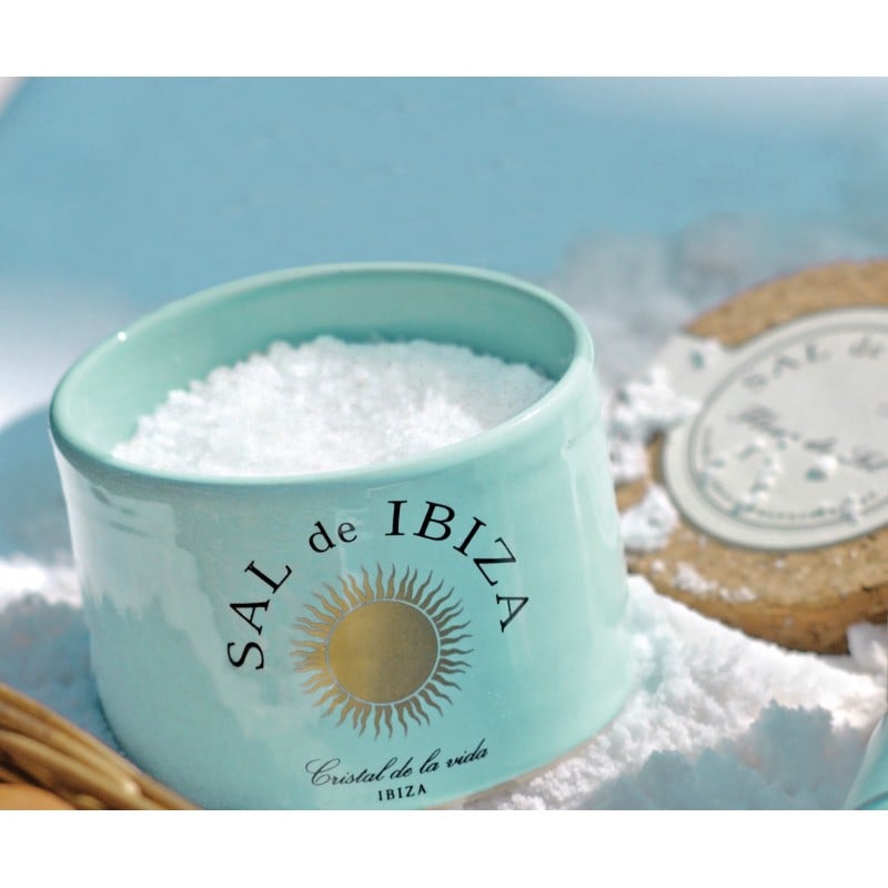 サル・デ・イビザ 100％ソルト 150g（陶器ポット入り・スプーン付き