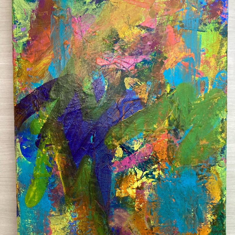 絵 中古品 アクリルアート（約 縦79.8cm×横79.8cm×厚さ