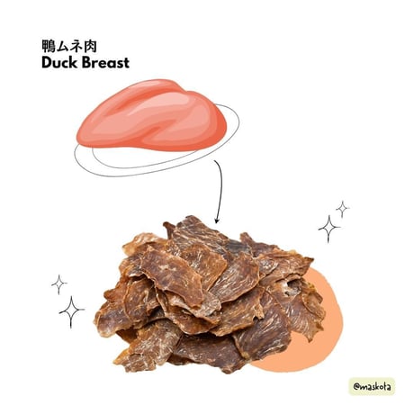 無添加 手作り タイ産鴨 鴨むね肉スライス ペットおやつ 犬猫用おやつ