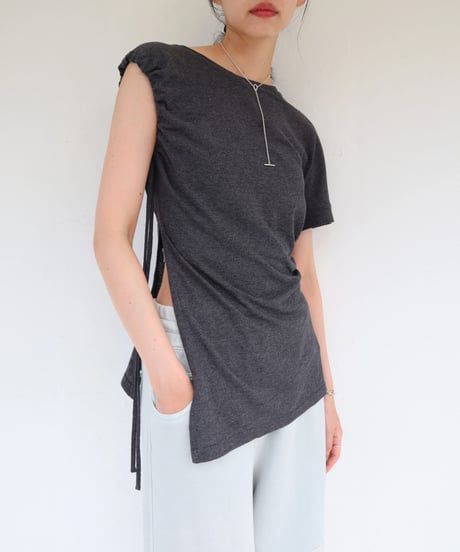 ASYMMETRY JERSEY TOP