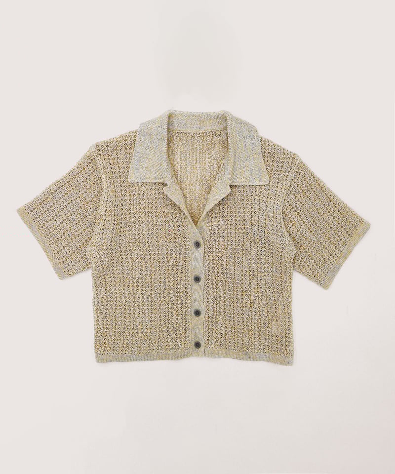 STRAW YARN LINEN SHIRT | CONSISTER