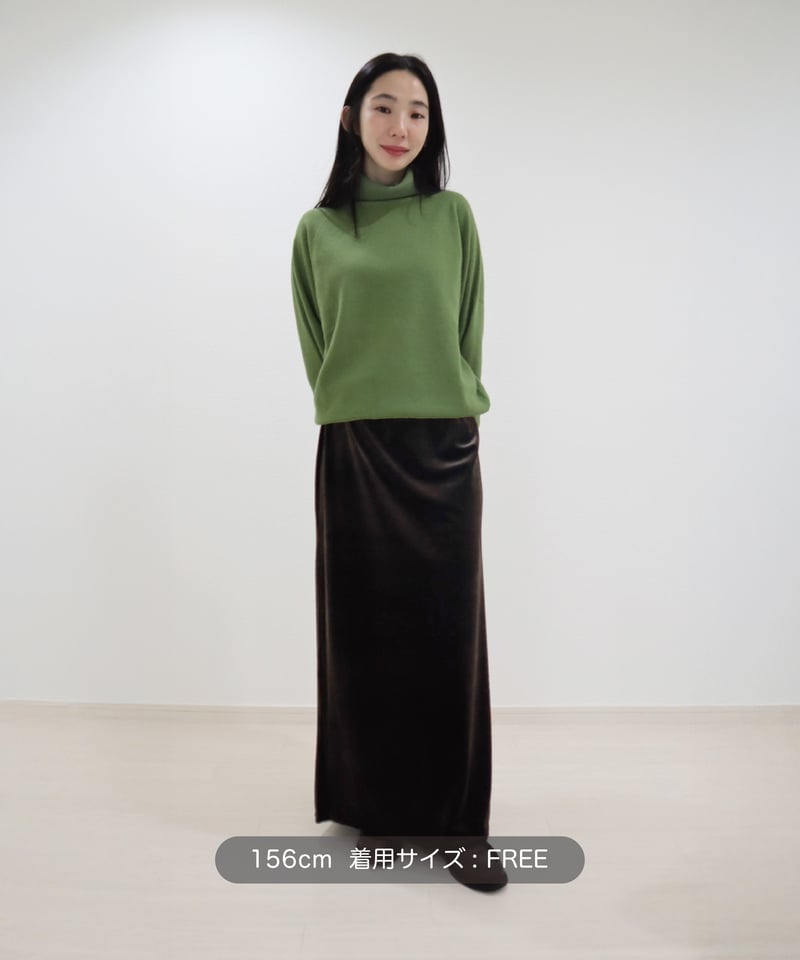 VELOUR COMFORT SKIRT | CONSISTER