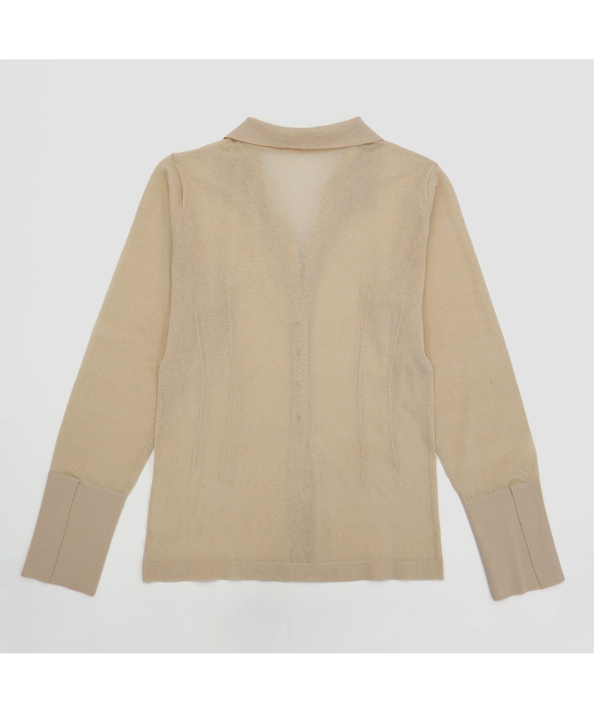 トップス CONSISTER BRUSHD SOFT SHIRT SHEER KNIT SHIRT | CONSISTER