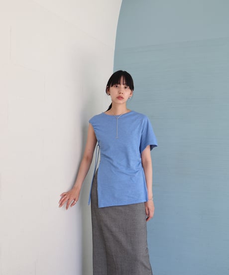 ASYMMETRY JERSEY TOP