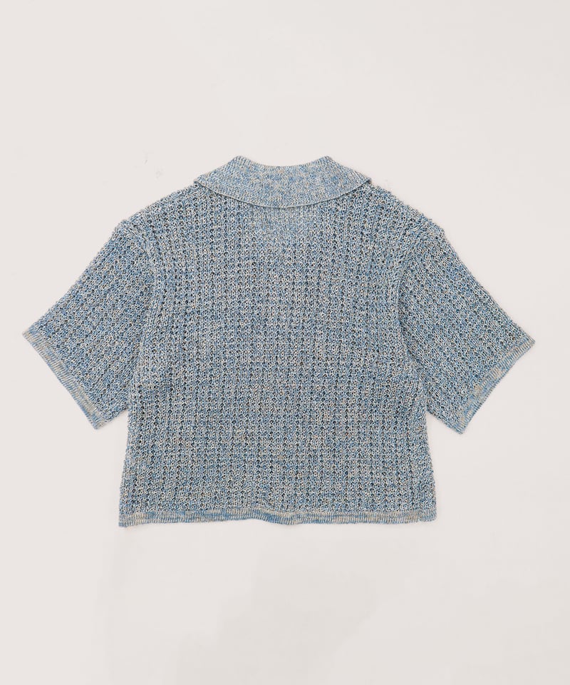 STRAW YARN LINEN SHIRT | CONSISTER