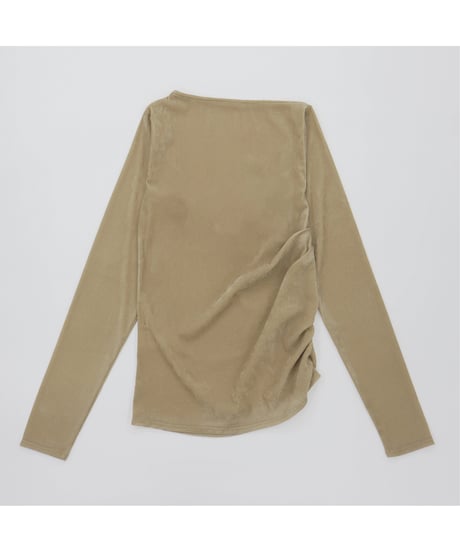 VELOUR TIE TOP