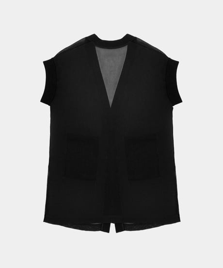 RELAXED MESH PANEL VEST