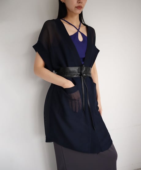 RELAXED MESH PANEL VEST