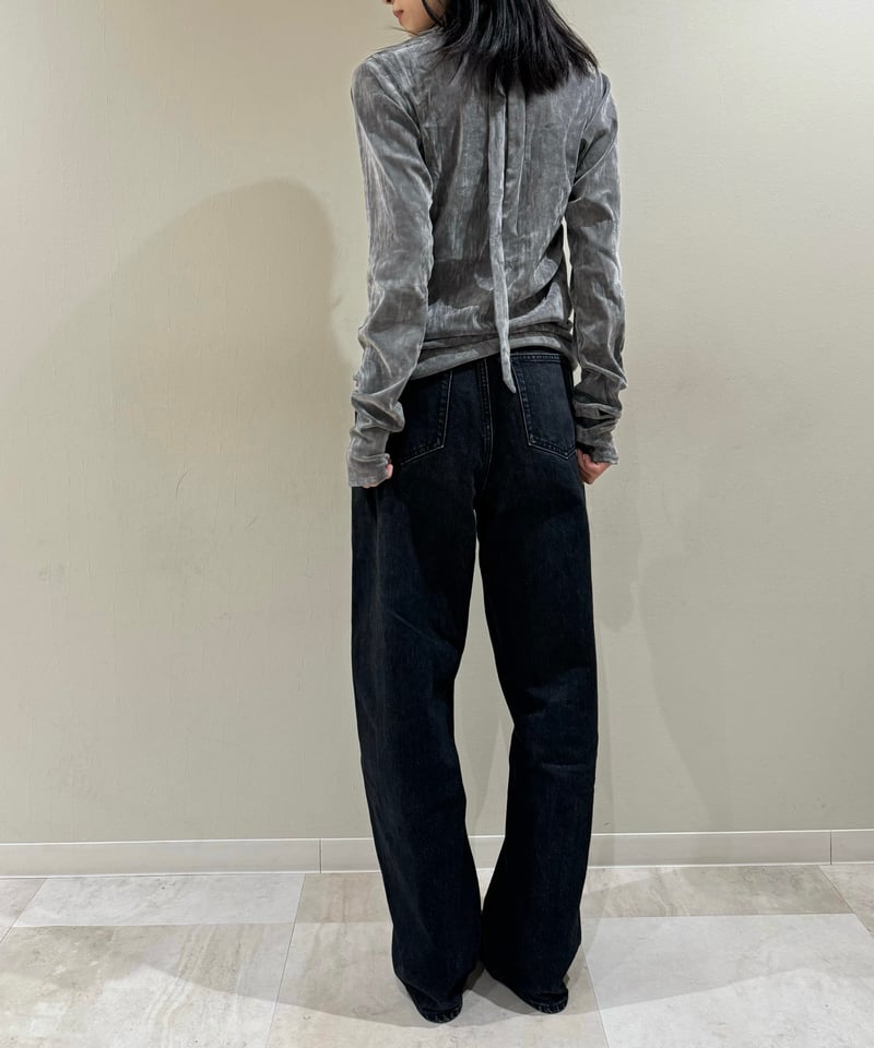 VELOUR TIE TOP | CONSISTER