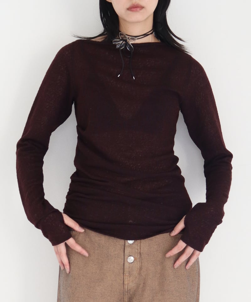 WOOL LACY TOP | CONSISTER