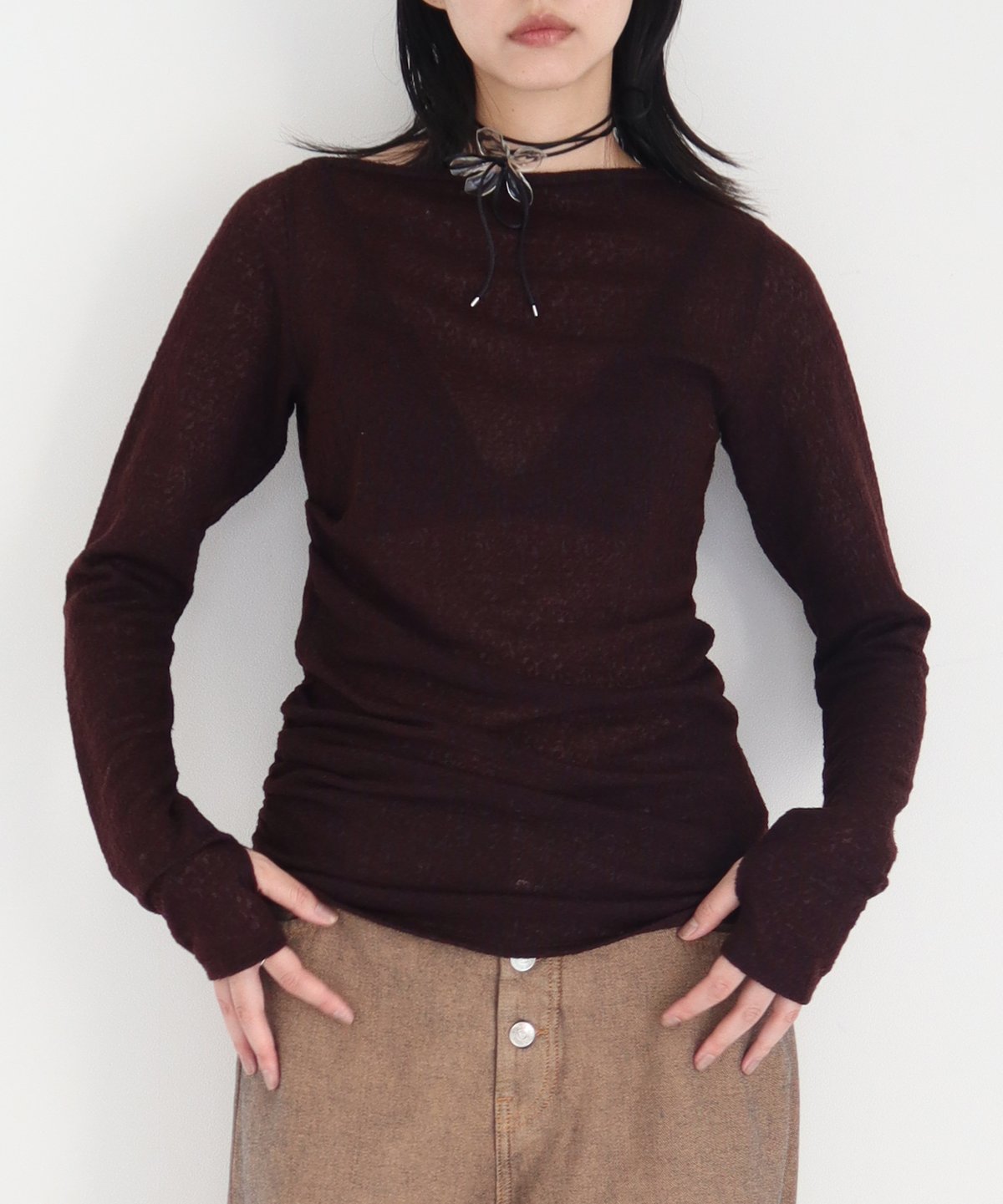 WOOL LACY TOP | CONSISTER