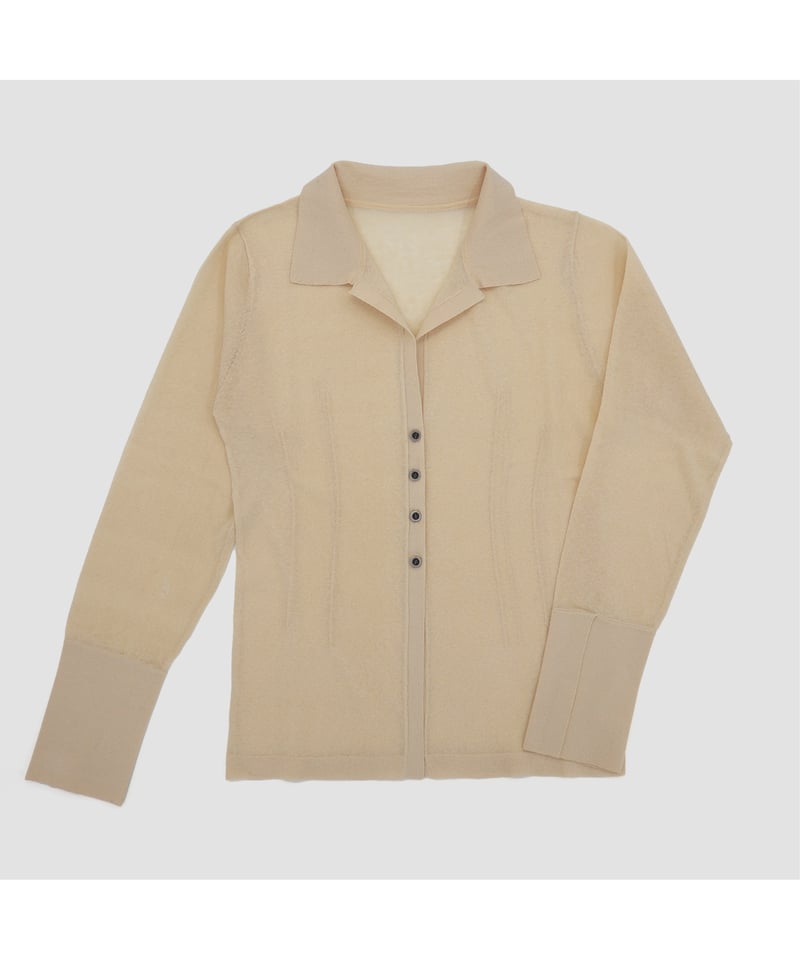SHEER KNIT SHIRT | CONSISTER