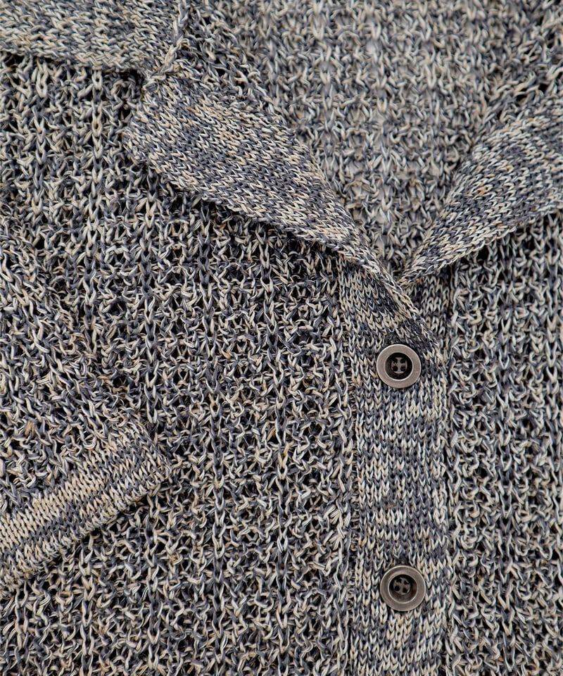 STRAW YARN LINEN SHIRT | CONSISTER