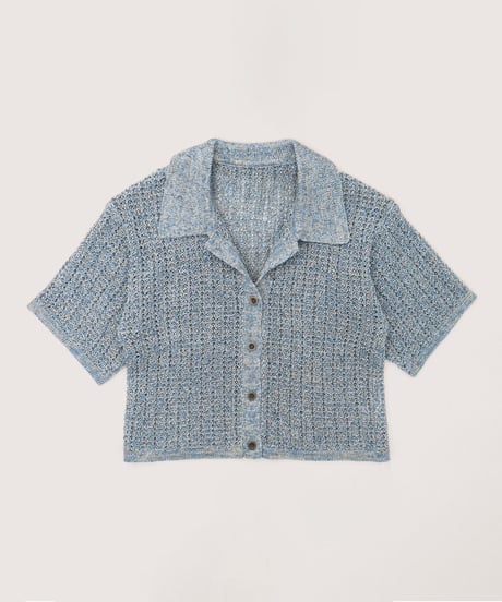 STRAW YARN LINEN SHIRT