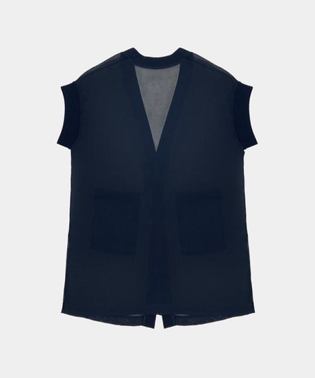RELAXED MESH PANEL VEST