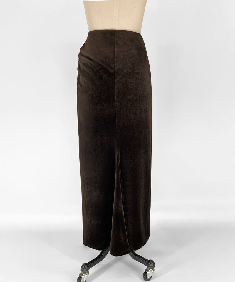 VELOUR COMFORT SKIRT | CONSISTER