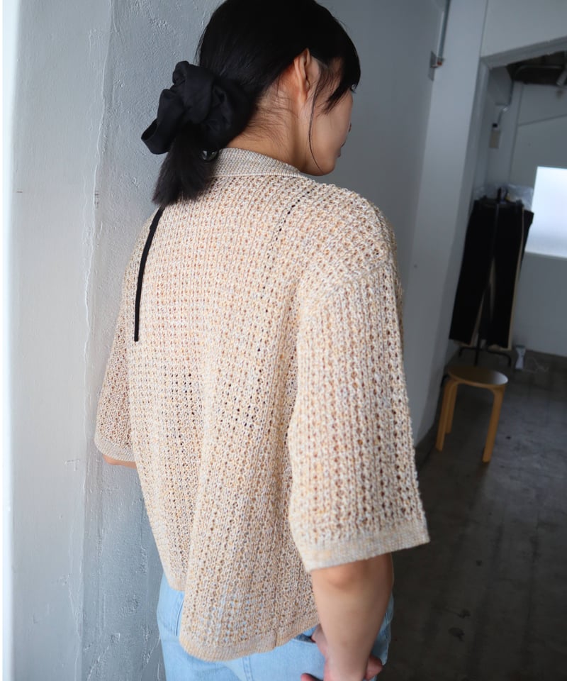 トップス CONSISTER STRAW YARN LINEN SHIRT STRAW YARN LINEN SHIRT | CONSISTER