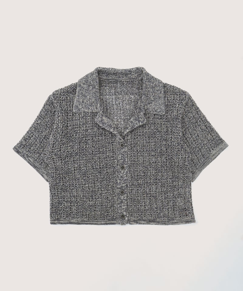 トップス CONSISTER STRAW YARN LINEN SHIRT STRAW YARN LINEN SHIRT | CONSISTER