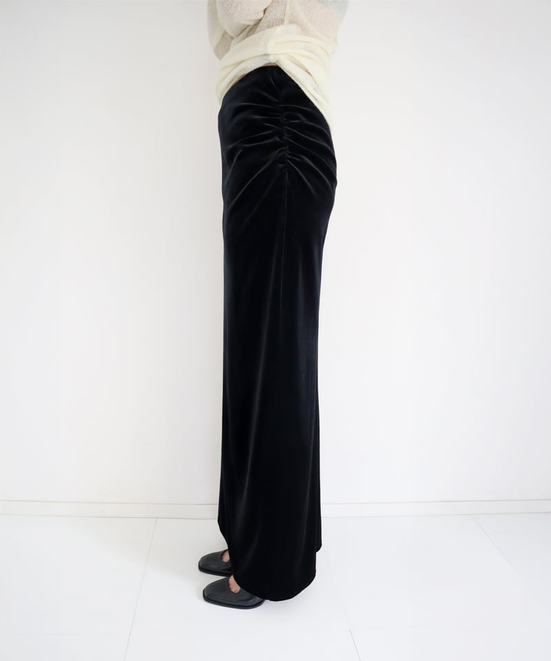 VELOUR COMFORT SKIRT | CONSISTER