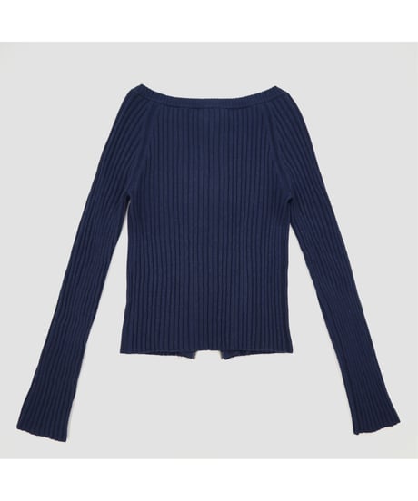 ZIP UP KNIT TOP