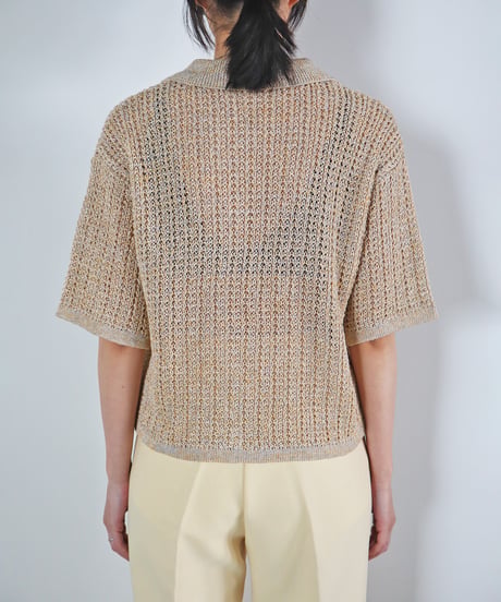 STRAW YARN LINEN SHIRT