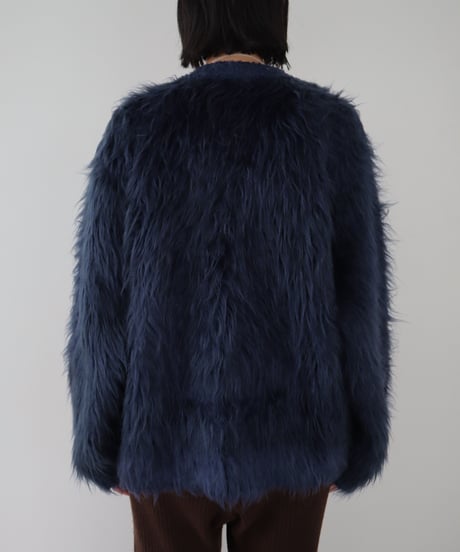 FLUFFY KNIT CARDIGAN