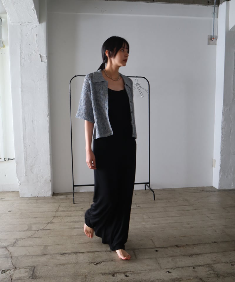 トップス CONSISTER STRAW YARN LINEN SHIRT STRAW YARN LINEN SHIRT | CONSISTER