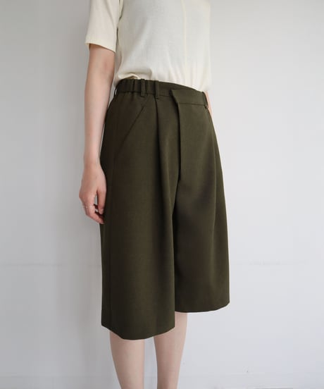 CROSS WAIST HALF PANTS