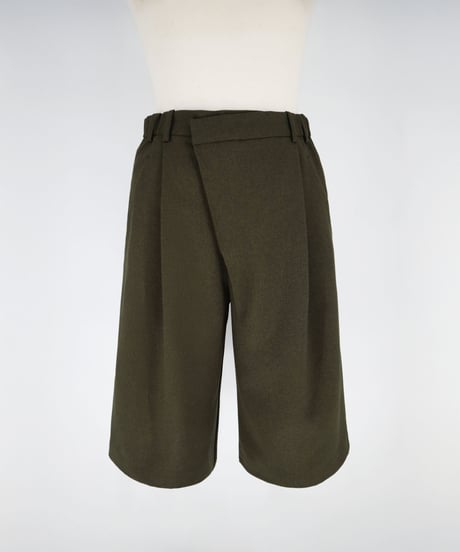 CROSS WAIST HALF PANTS