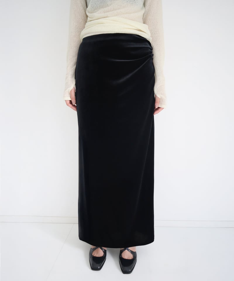 VELOUR COMFORT SKIRT | CONSISTER VELOUR COMFORT SKIRT | CONSISTER